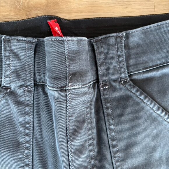 Spanx twill ankle cargo pants gray size medium - Picture 8 of 10